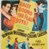Rally Round the Flag, Boys! Paul Newman 1958 Vintage Poster Movie Poster