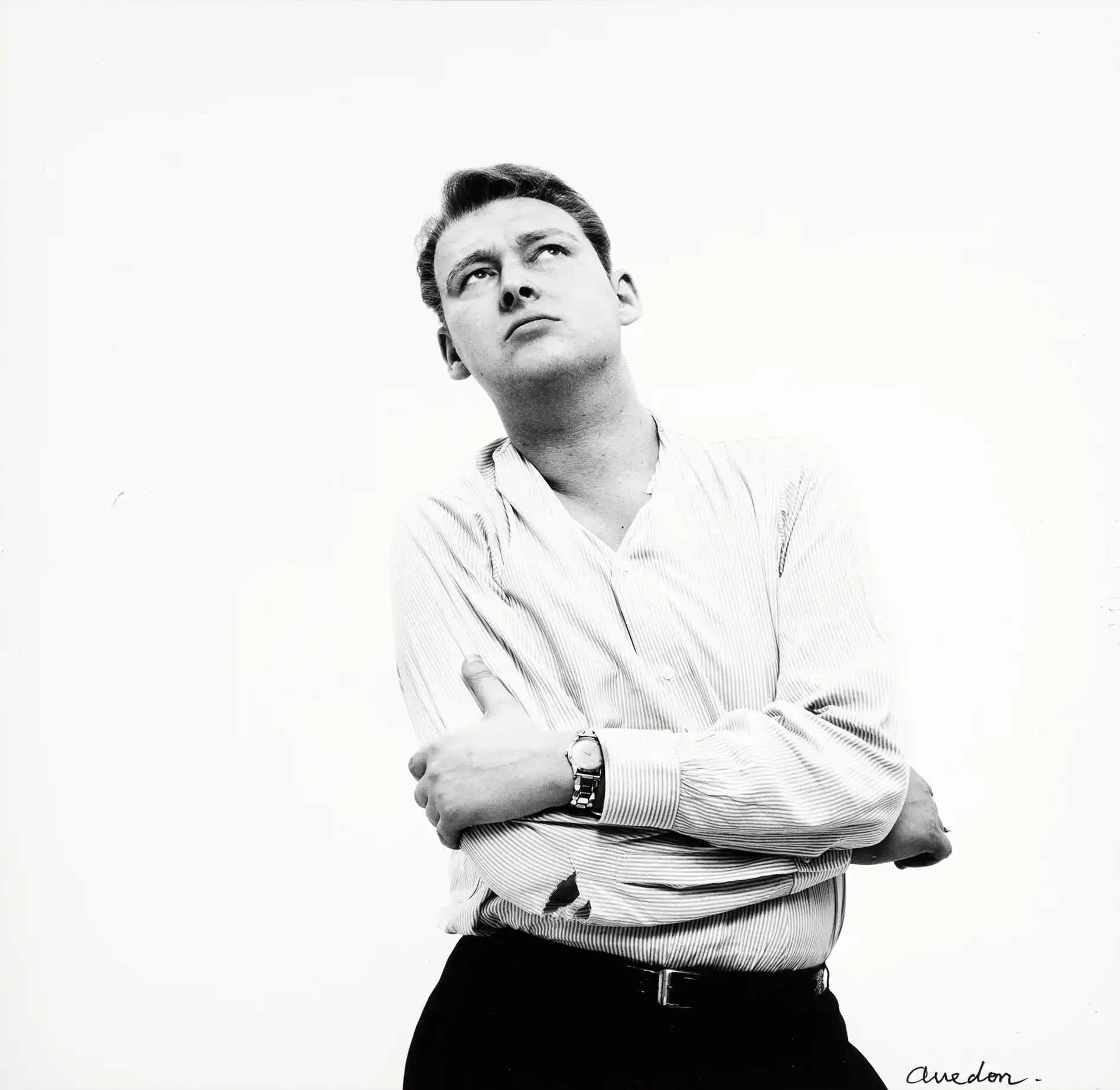 Richard Avedon print — Mike Nichols portrait c. 1960, black and white celebrity photo print