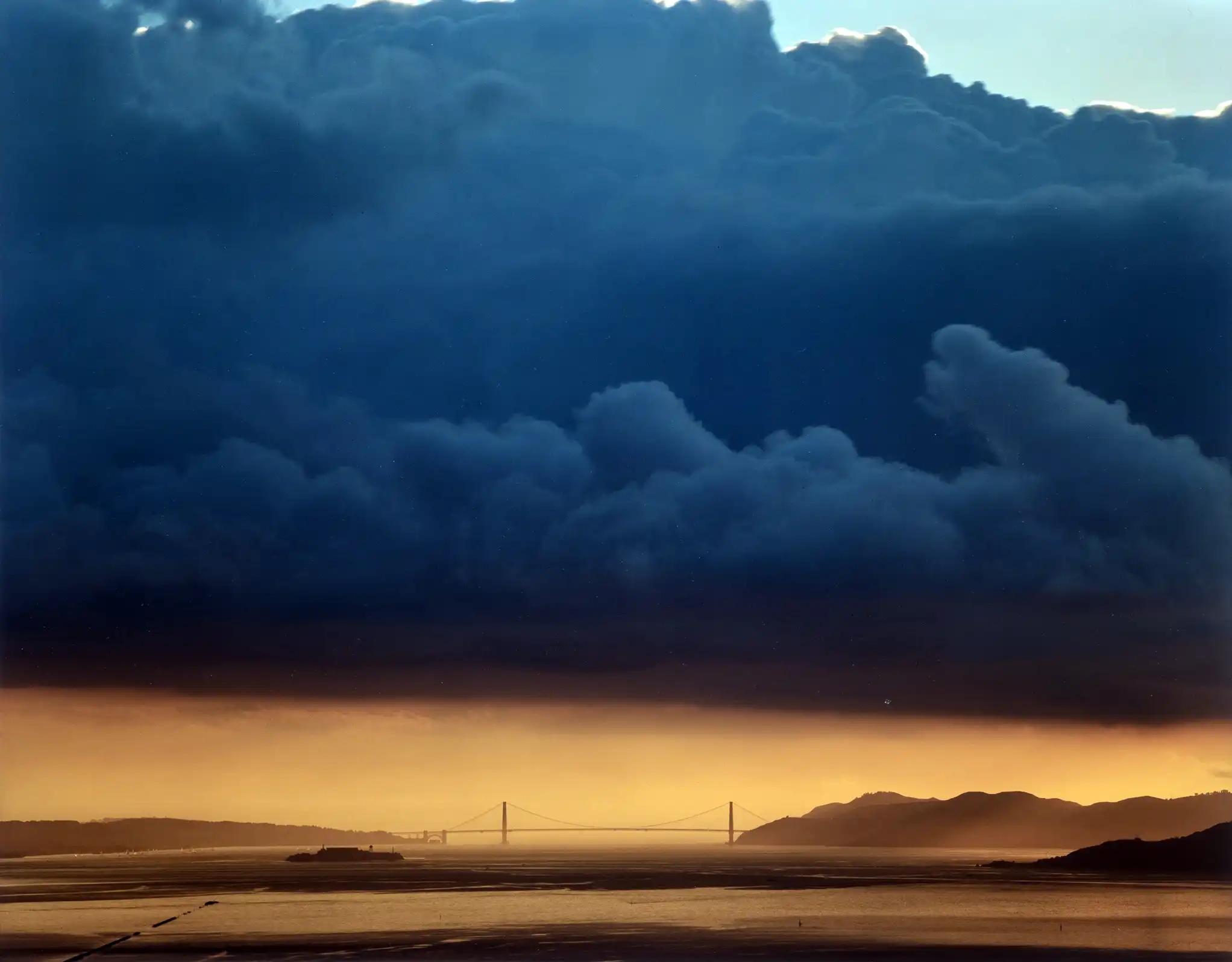 Richard Misrach print — seascape photography print, California ocean color landscape wall art 1998