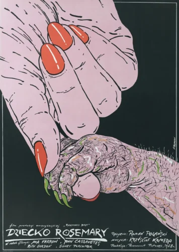 Rosemary's Baby Polish Horror Film Wall Art Movie Poster