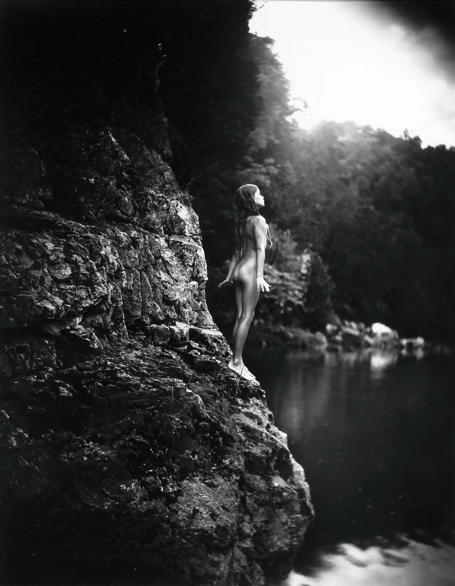 Sally Mann print — Jessie at 9 1991, child portrait print black and white fine art photography