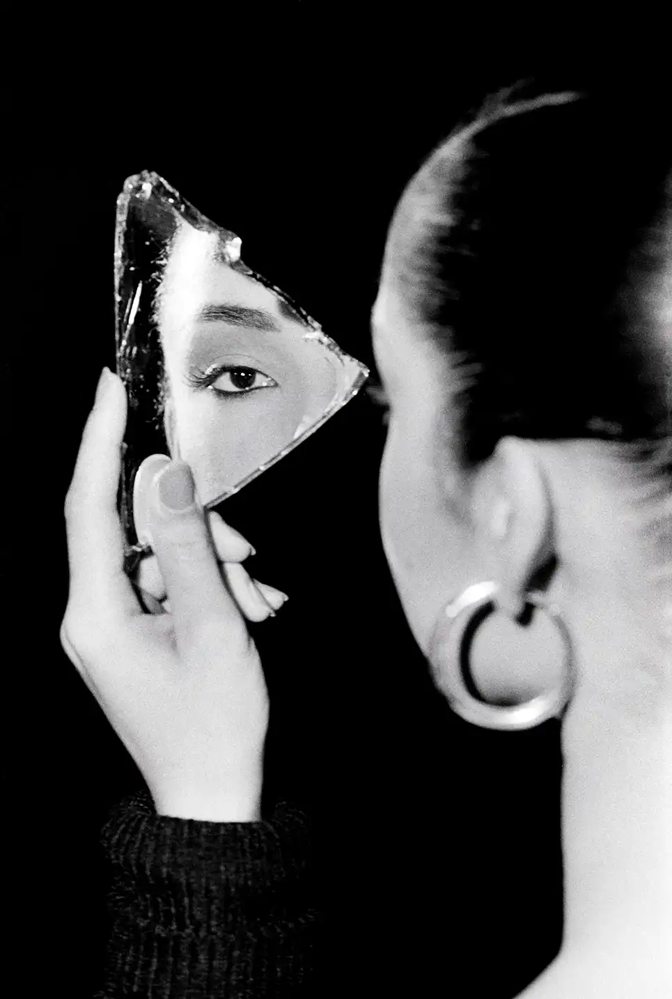 Sade Adu print — Love Deluxe era fashion black and white wall art, vintage music photography portrait print museum quality, Sade Adu black and white photo art print wall decor