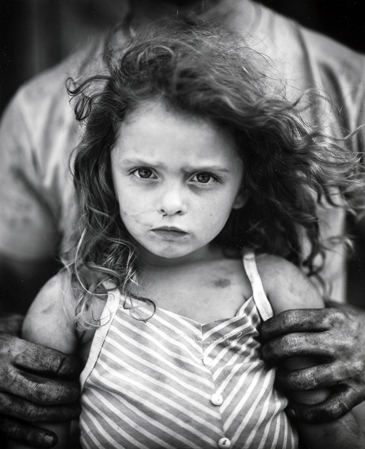 Sally Mann Photography | Art Poster | Intense Black & White Portrait