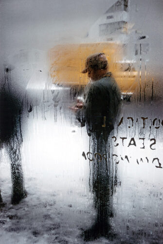 Saul Leiter Snow 1960 American Street Photography Print