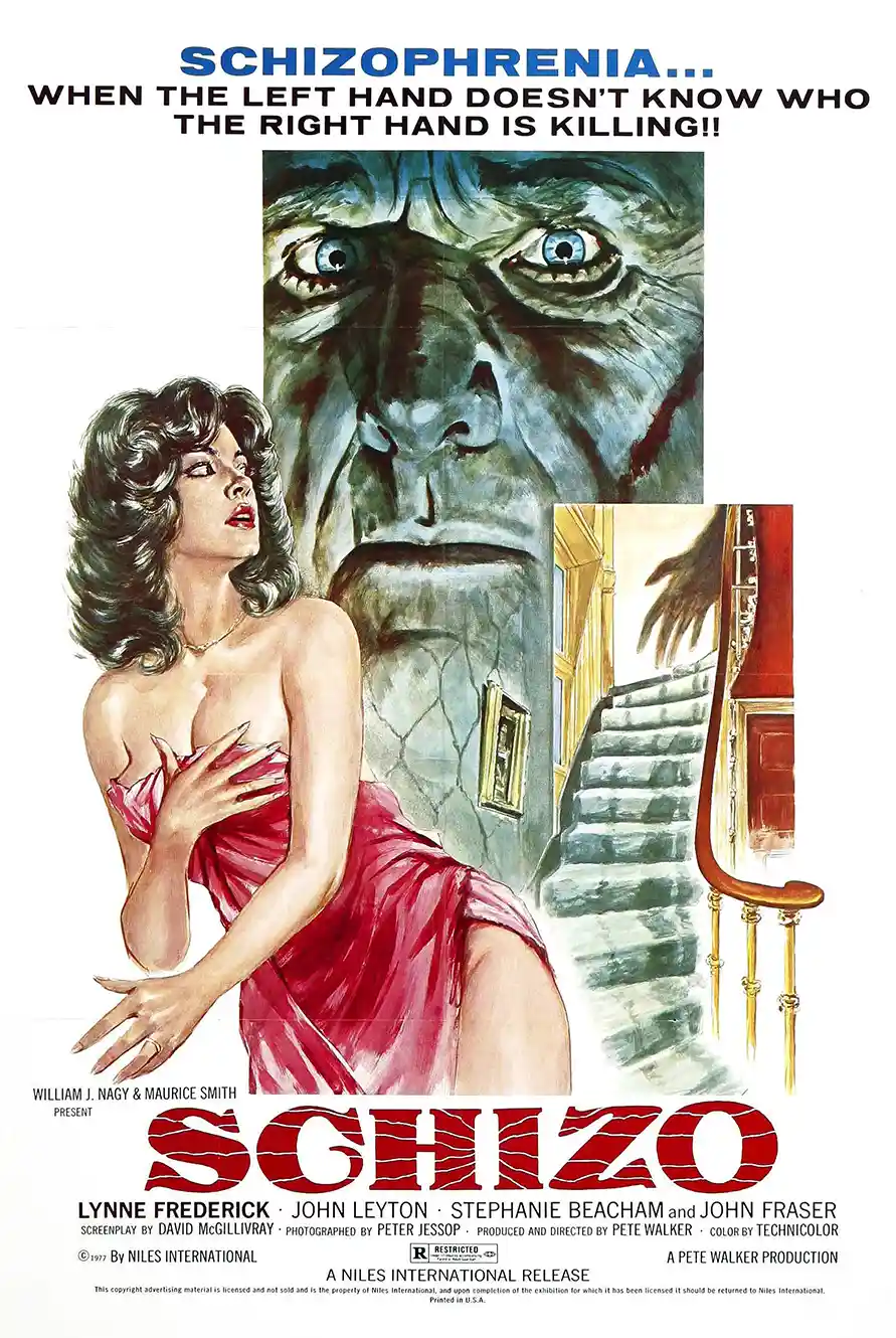 Schizo (1976) | Movie Poster | Vintage Pete Walker Horror Art