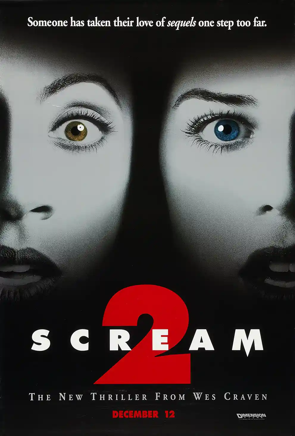 Scream 2 | Movie Poster | Original 1997 Horror Film Wall Art Print