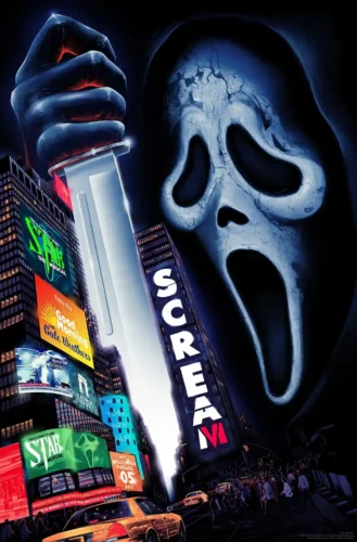 Scream VI Ghostface Times Square NYC Slasher Movie Poster