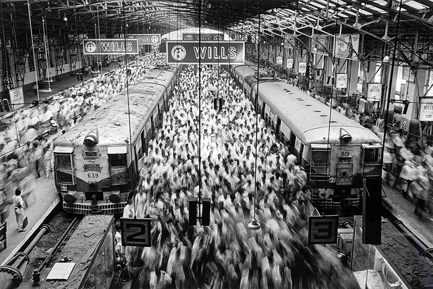 Sebastião Salgado | Art Photography Poster | Iconic Bombay Train Station Crowd