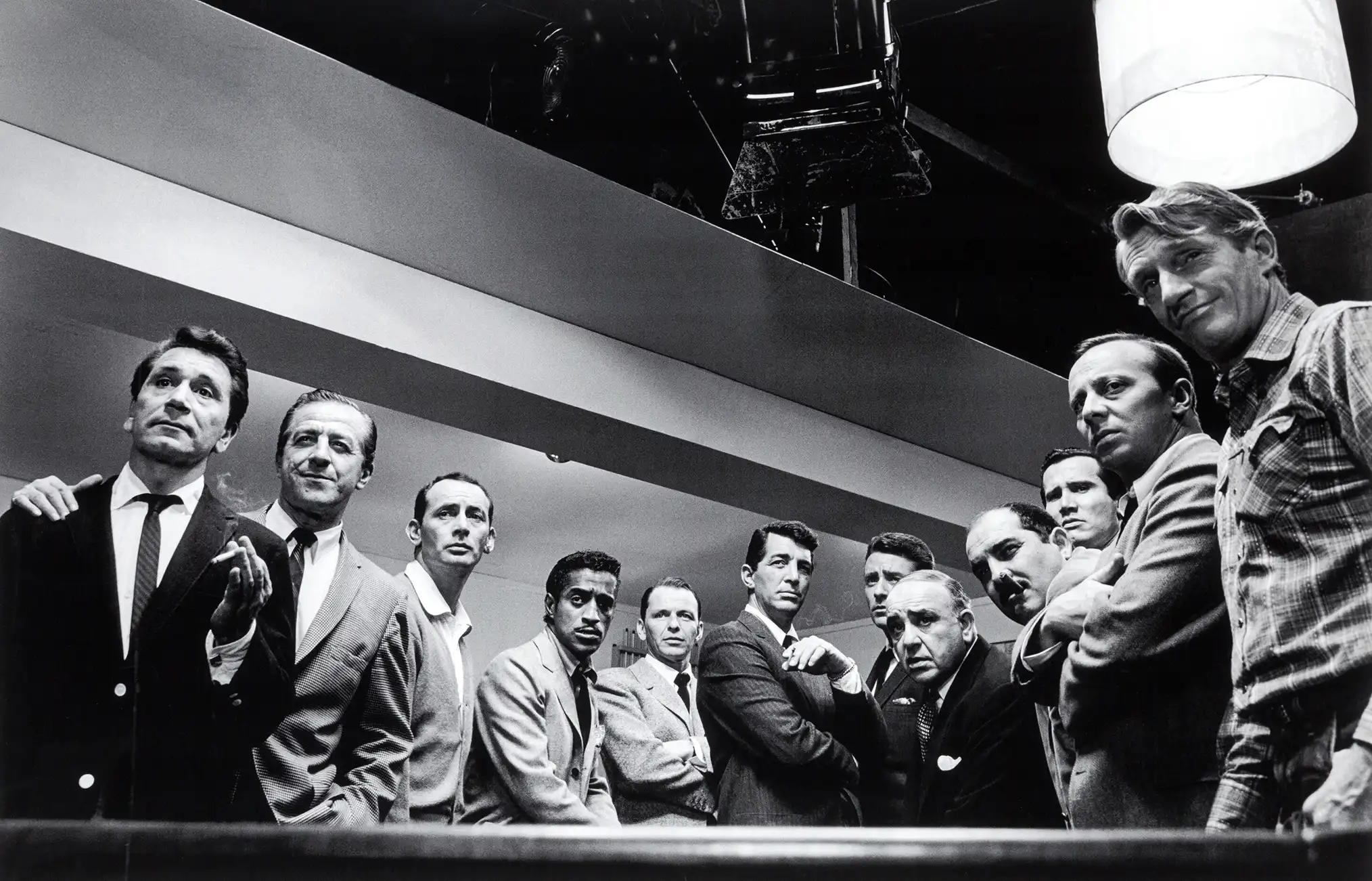 The Rat Pack Ocean's 11 Cast | Celebrity Poster | Iconic Black & White Wall Art