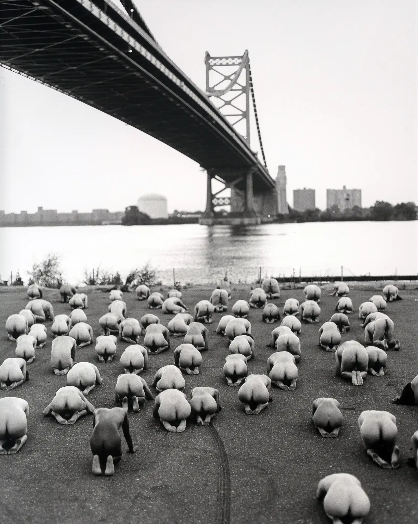 Spencer Tunick Art | Nude Installation Photography Poster | Classic Black & White Print