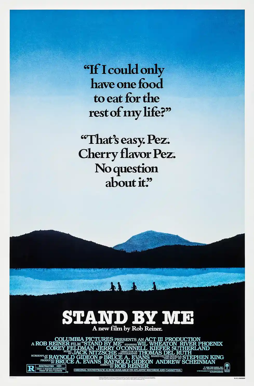 Stand by Me | Movie Poster | Iconic Pez Quote Vintage Print