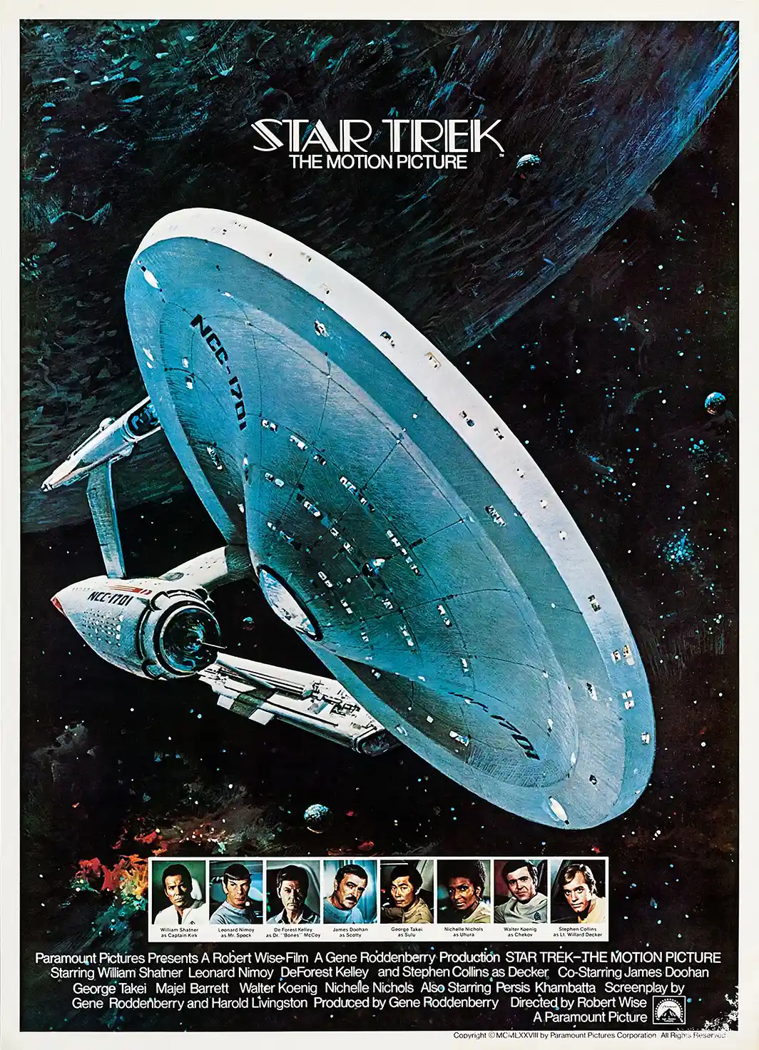 Star Trek: The Motion Picture | Movie Poster | USS Enterprise NCC-1701 Art
