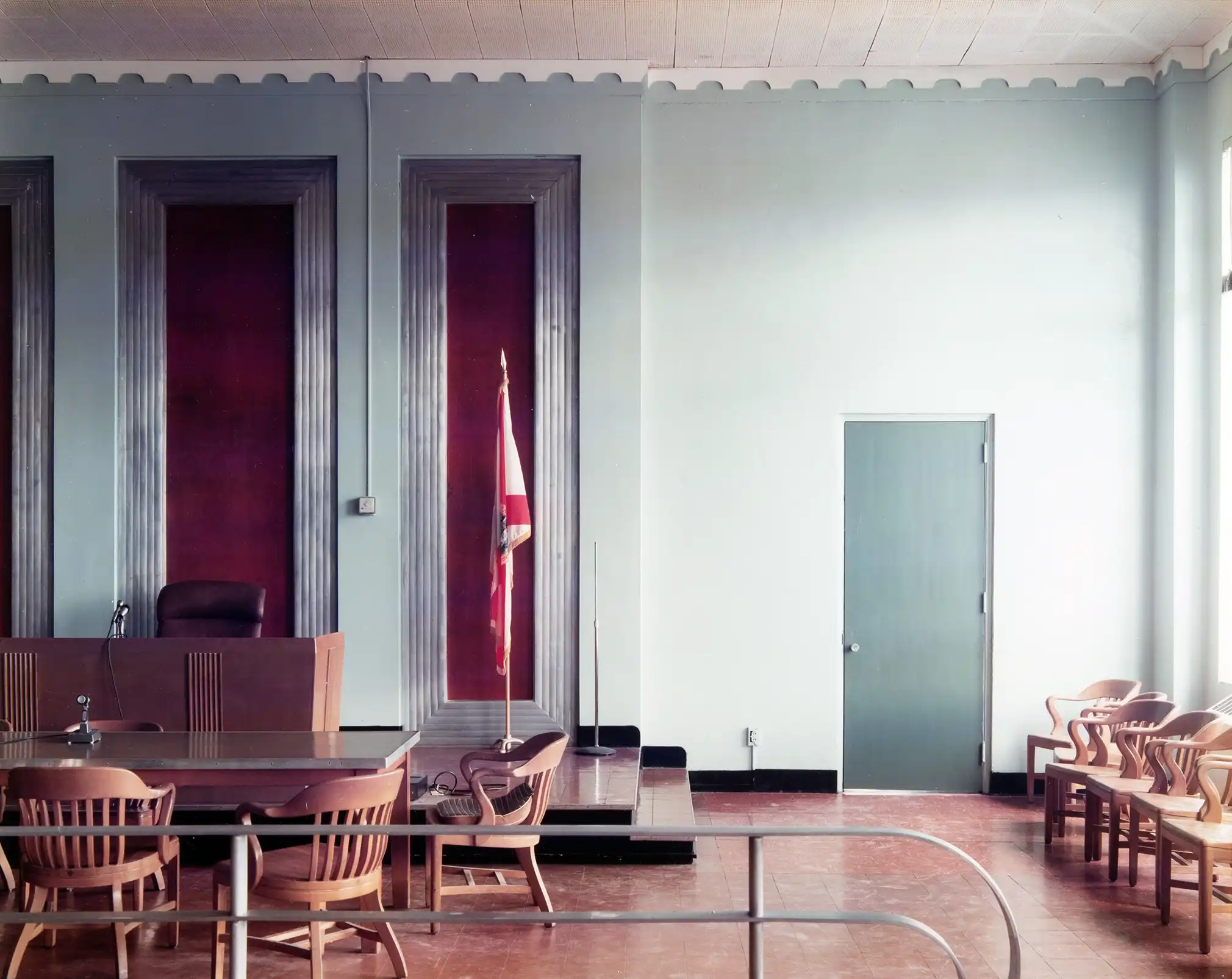 Stephen Shore print — Wakulla County Courthouse Florida 1976, American color photography print