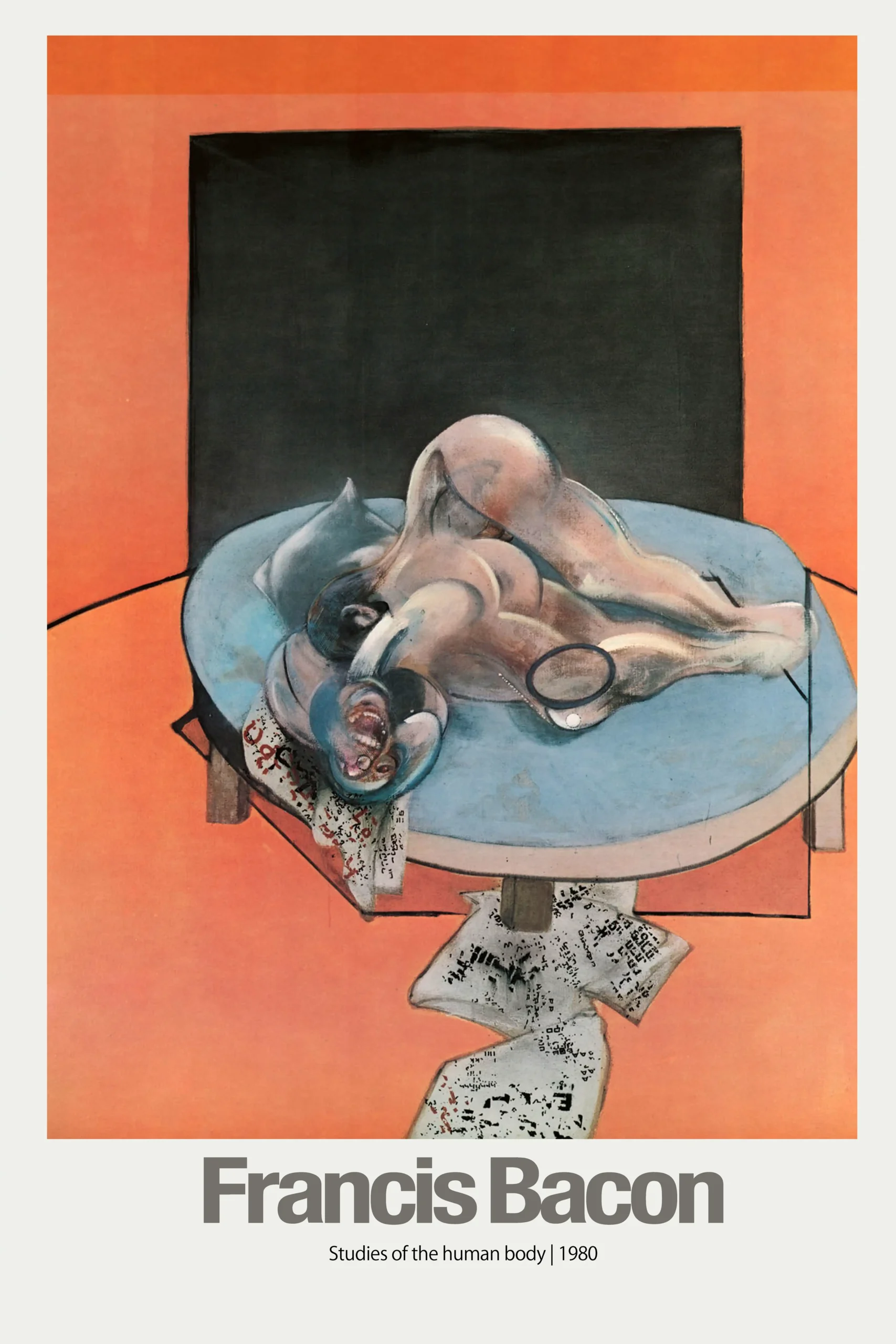 Francis Bacon | Art Poster | Studies of the Human Body 1980 Print