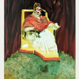 Francis Bacon Pope Innocent X 1989 Expressionist Art Print