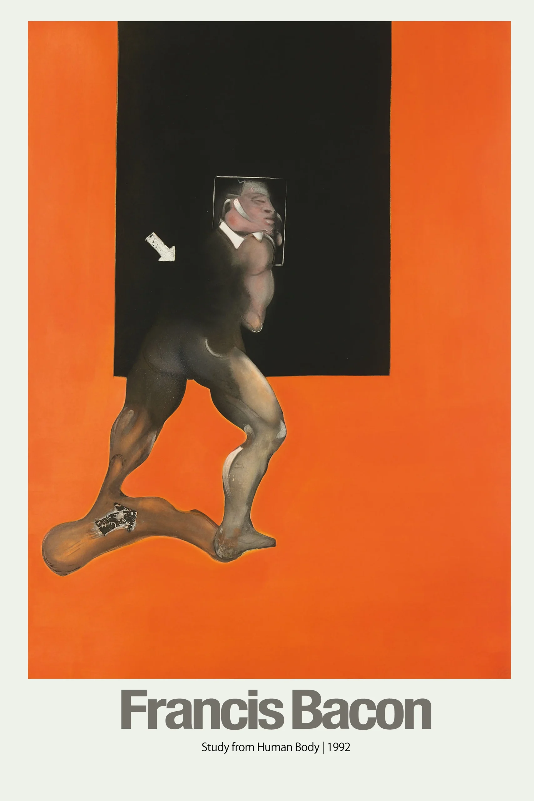 Francis Bacon | Art Poster | Study from Human Body Abstract Print