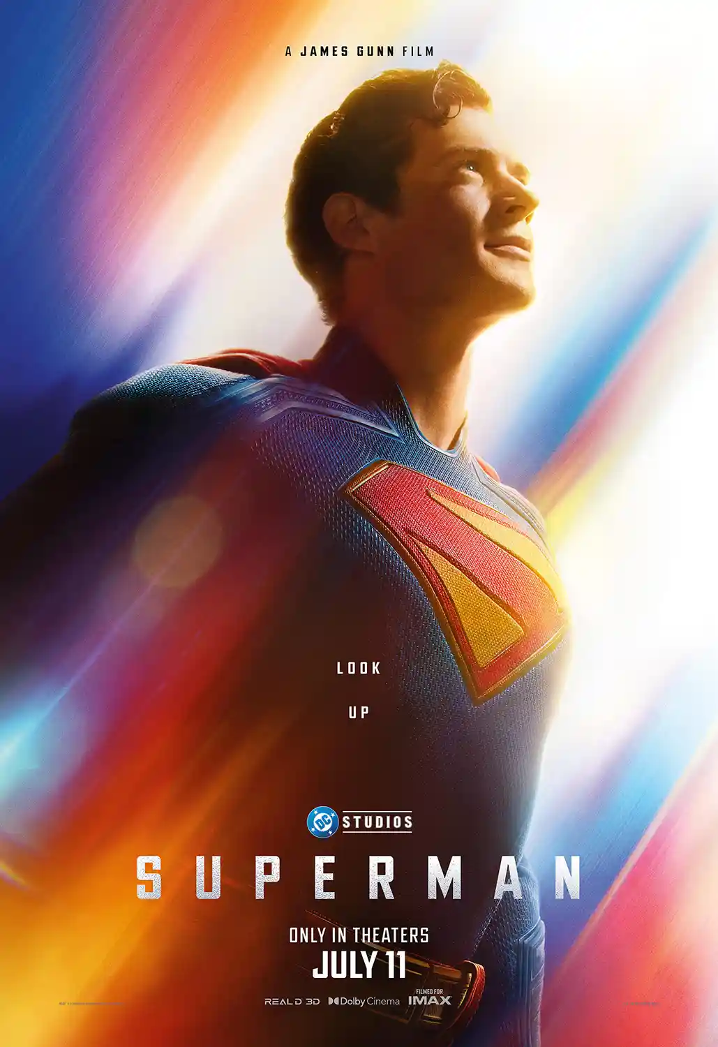 Superman (2025) Movie Poster | Vibrant Speed Streak Wall Art Print