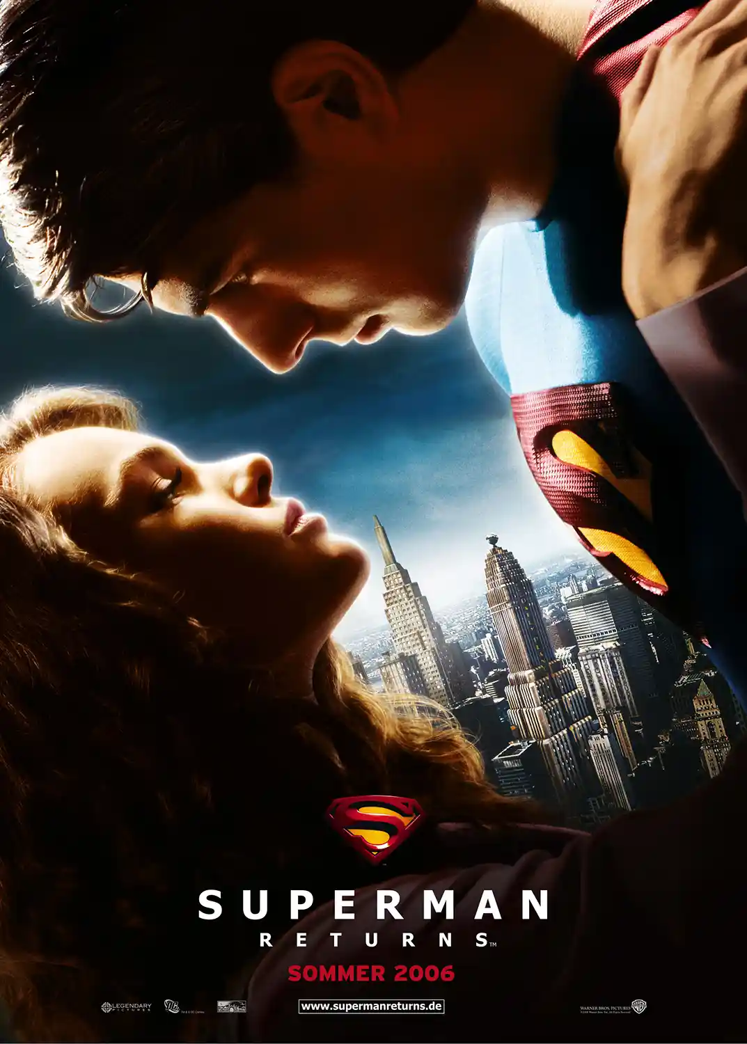 Superman Returns | Movie Poster | Superman & Lois Lane Romantic Wall Art