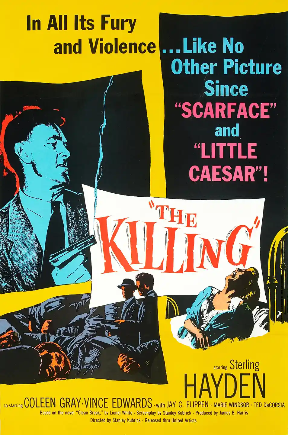The Killing | Movie Poster | Vintage Stanley Kubrick Film Noir Print