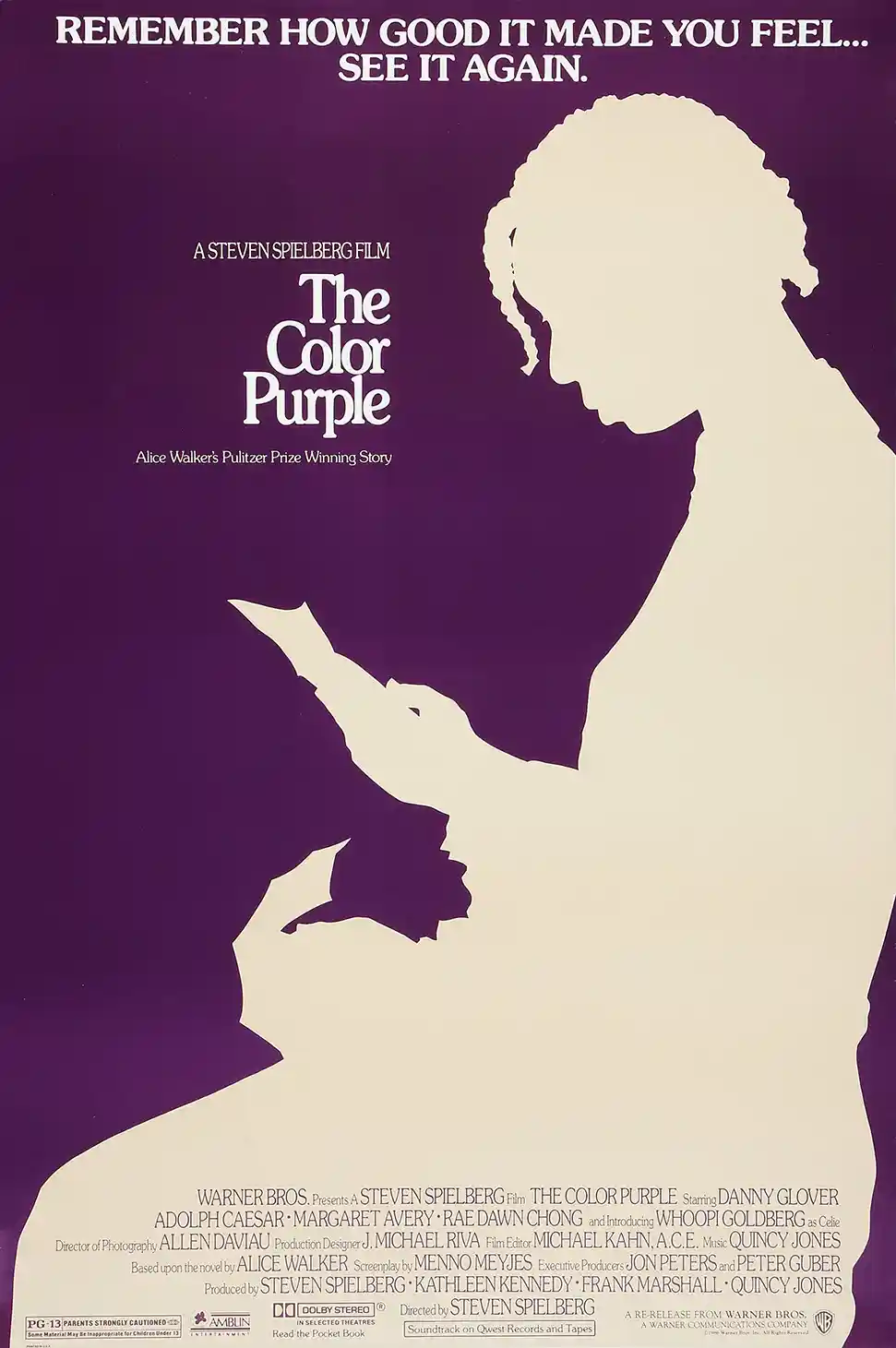 The Color Purple (1985) | Movie Poster | Iconic Purple Silhouette Art