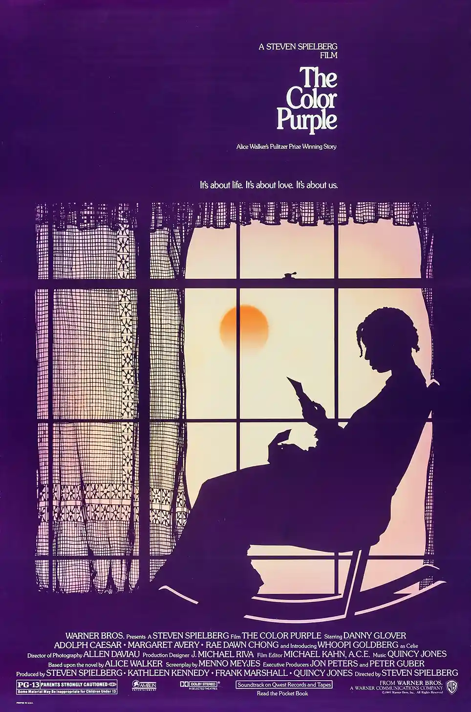 The Color Purple | Classic Movie Poster | Celie Silhouette Wall Art Print