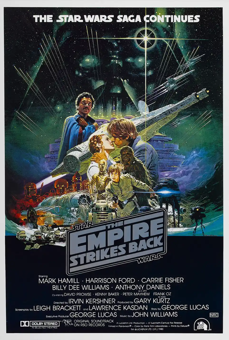 The Empire Strikes Back | Movie Poster | Original 1980 Film Art Print