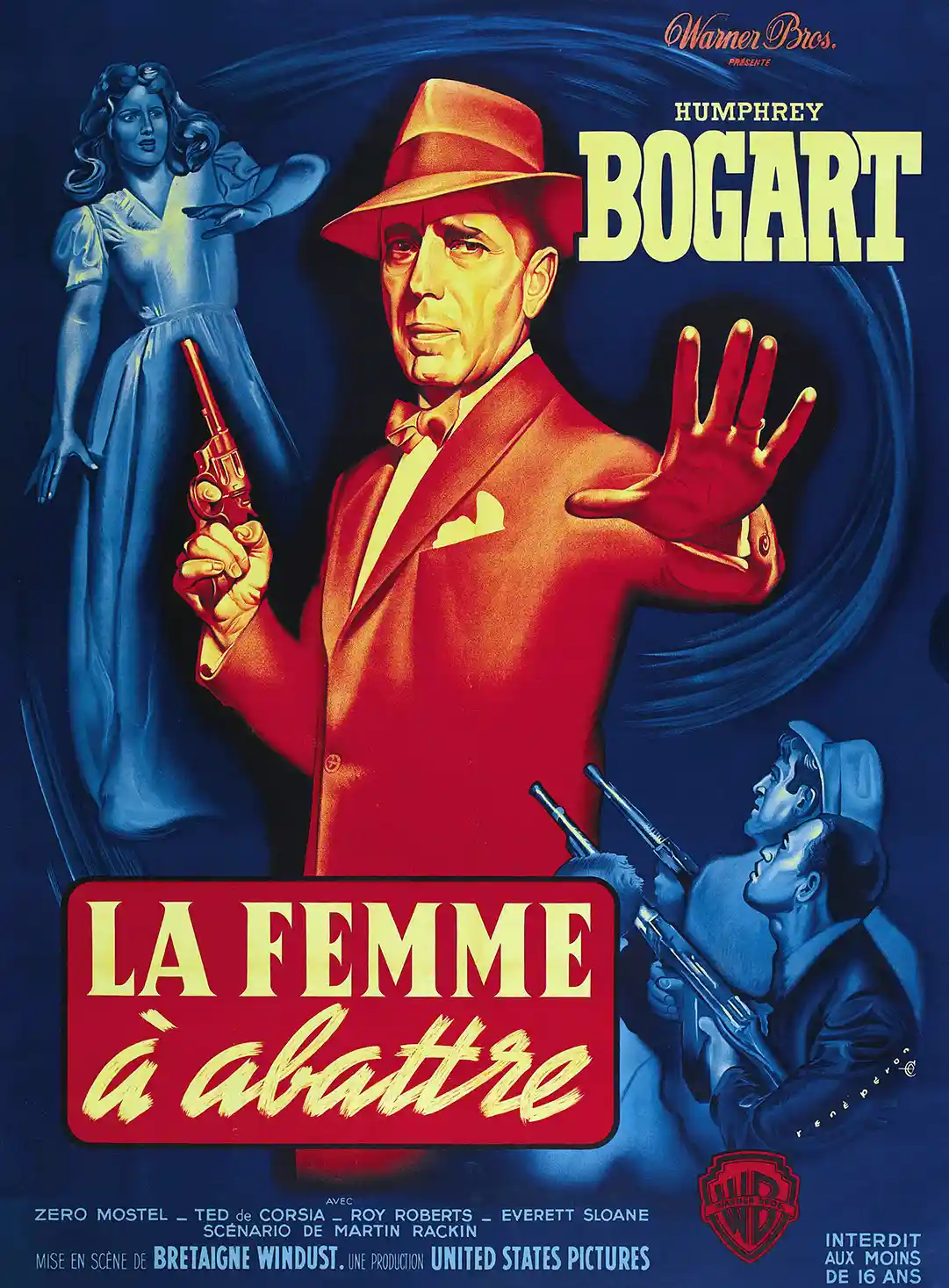 The Enforcer (1951) | Movie Poster | Bogart Vintage Film Noir Art