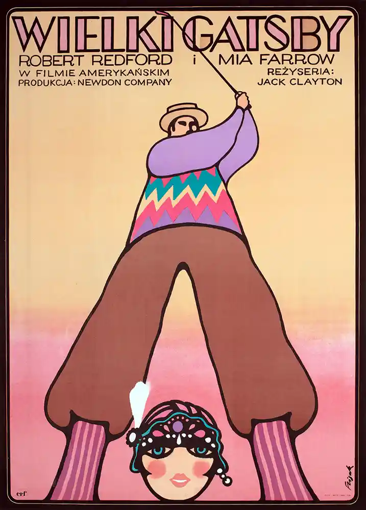 The Great Gatsby | Movie Poster | Polish School Surreal Golf Art Print