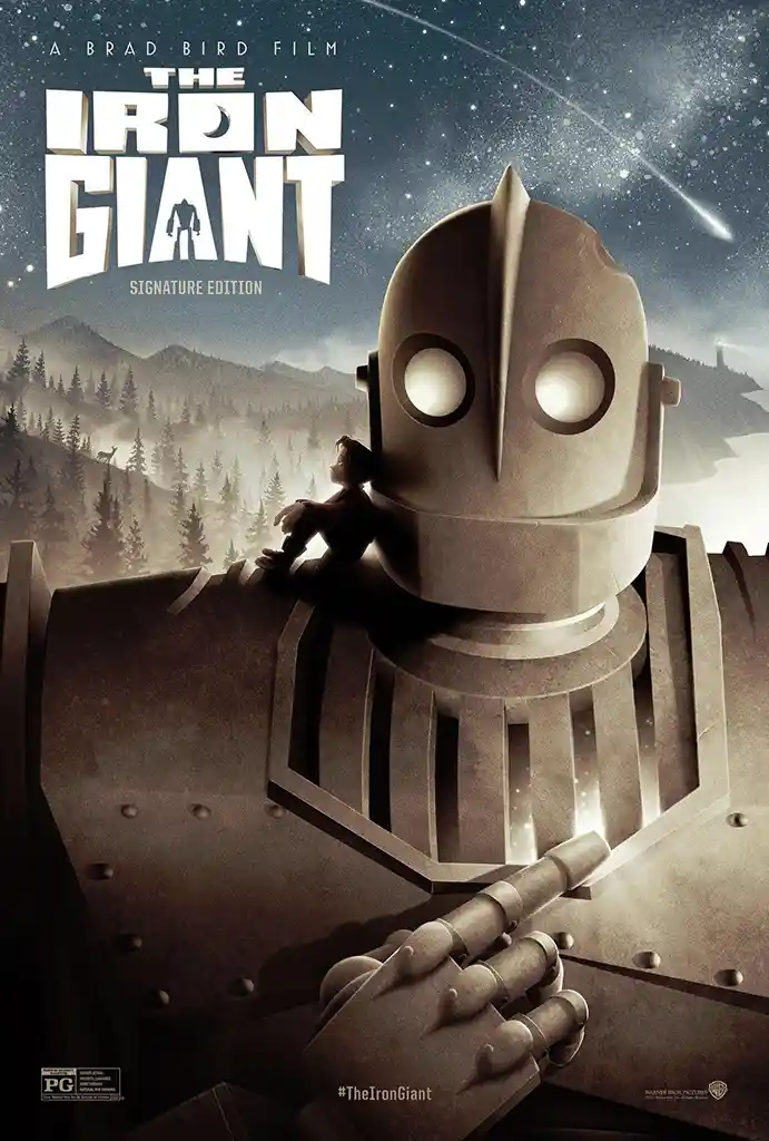 The Iron Giant | Movie Poster | Signature Edition Wall Art Print