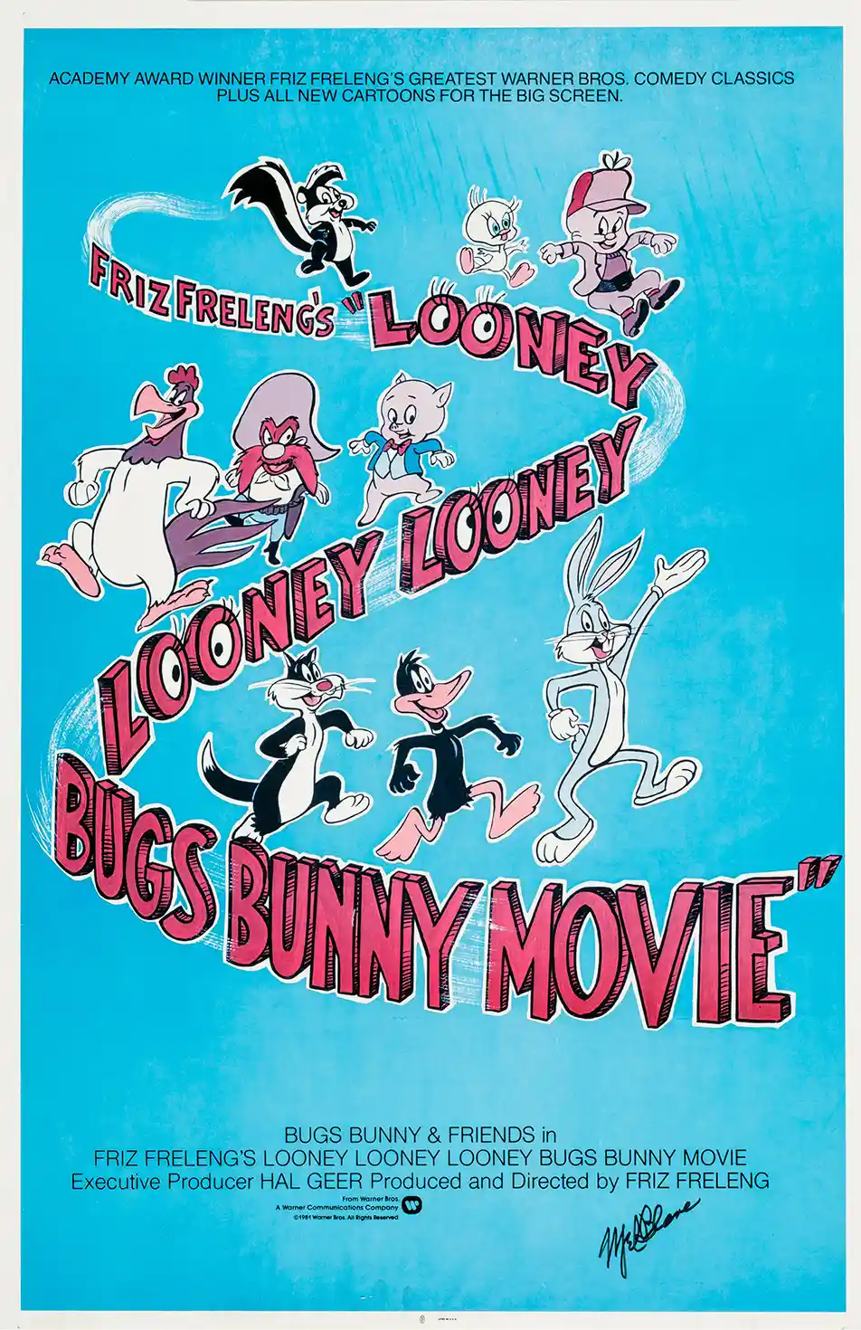The Looney Looney Bugs Bunny Movie | Animated Film Poster | Classic Looney Tunes Cast