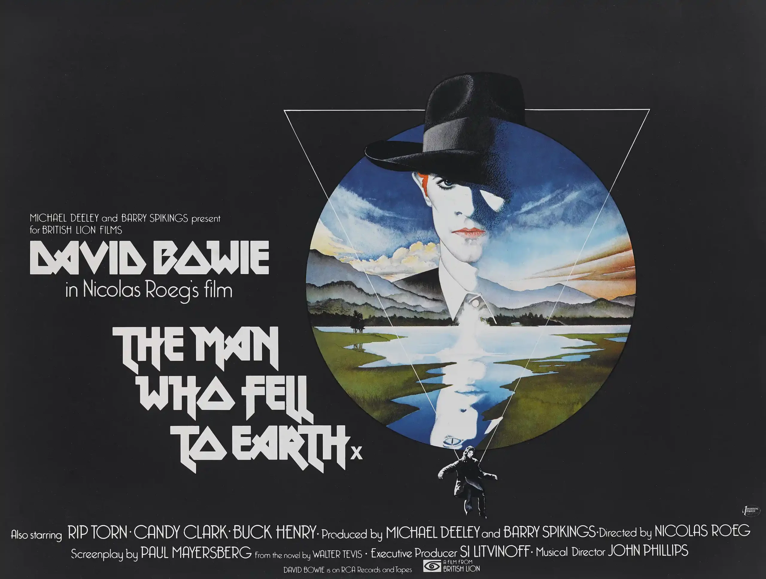 The Man Who Fell to Earth | Movie Poster | David Bowie 1976 Sci-Fi Print