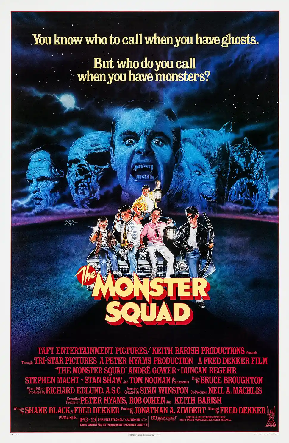 The Monster Squad | Movie Poster | Classic 80s Horror Comedy Art