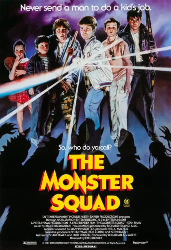 The Monster Squad 1987 Retro Horror Adventure Movie Poster