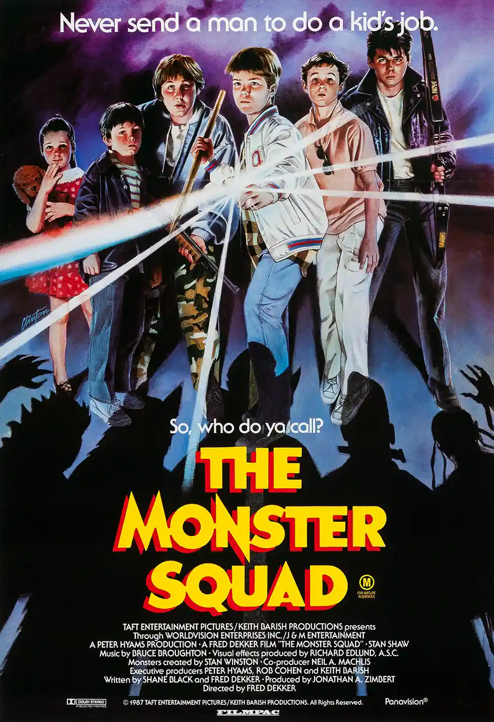 The Monster Squad | Movie Poster | Classic 1987 80s Retro Wall Art Print