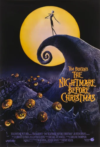 The Nightmare Before Christmas Jack Skellington Movie Poster
