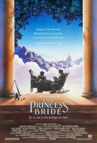 The Princess Bride 1987 Film Bedroom Scene Movie Poster