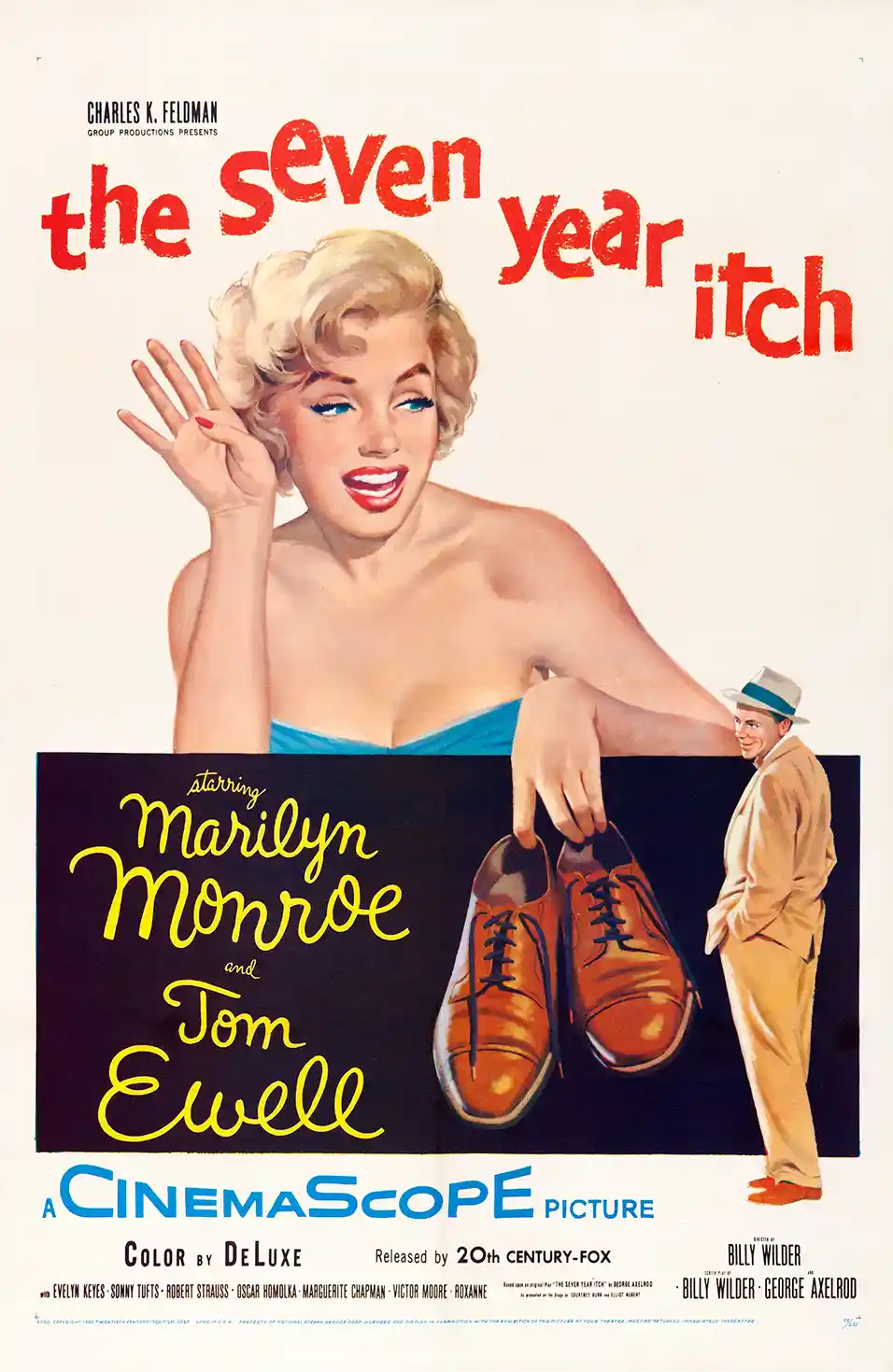 The Seven Year Itch | Movie Poster | Classic Marilyn Monroe Art Print