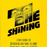 The Shining 1980 Saul Bass Yellow Horror Movie Poster