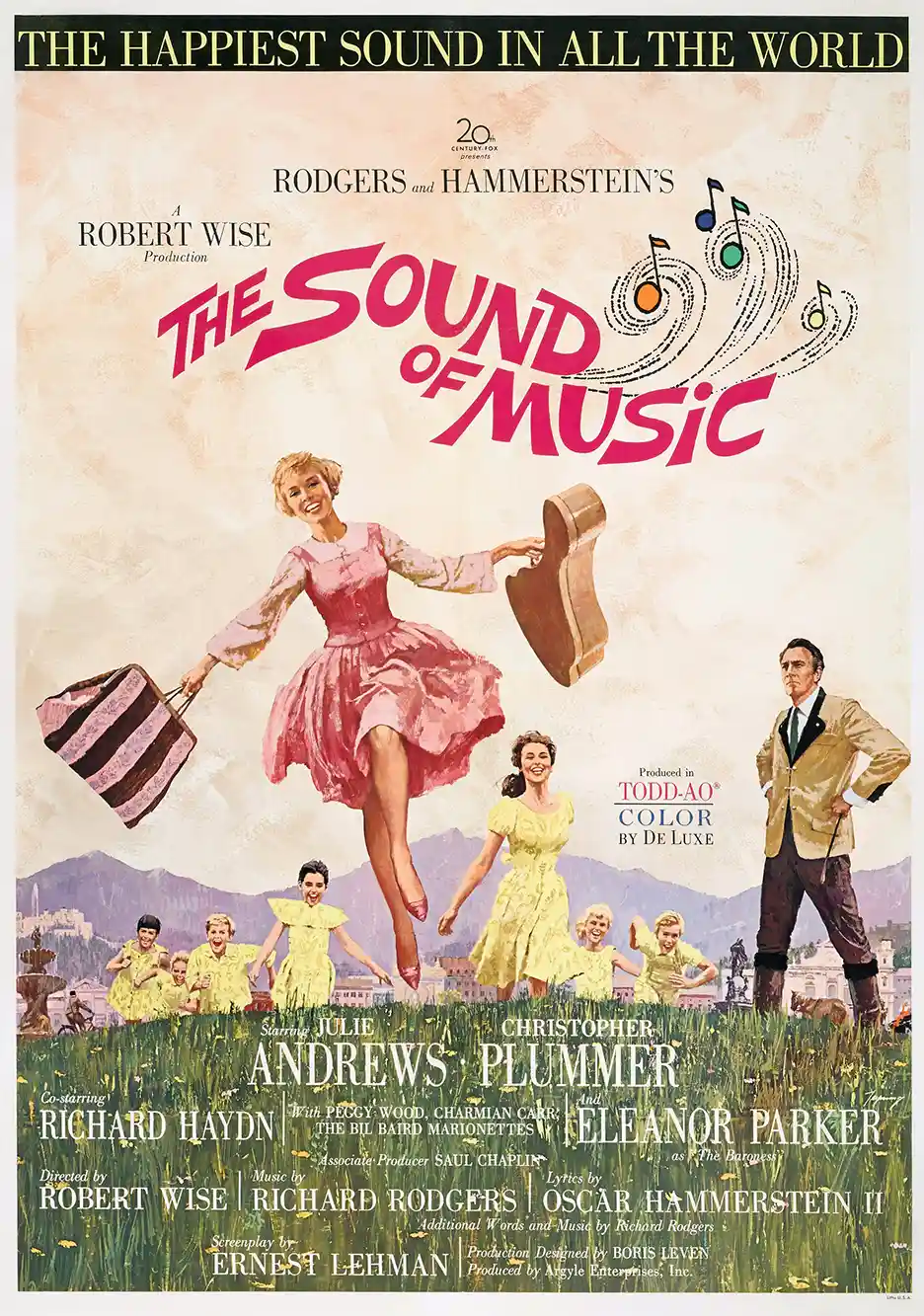The Sound of Music | Movie Poster | Julie Andrews Vintage Art Print