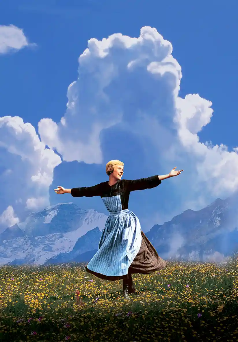 The Sound of Music | Movie Poster | Maria in the Austrian Alps Print