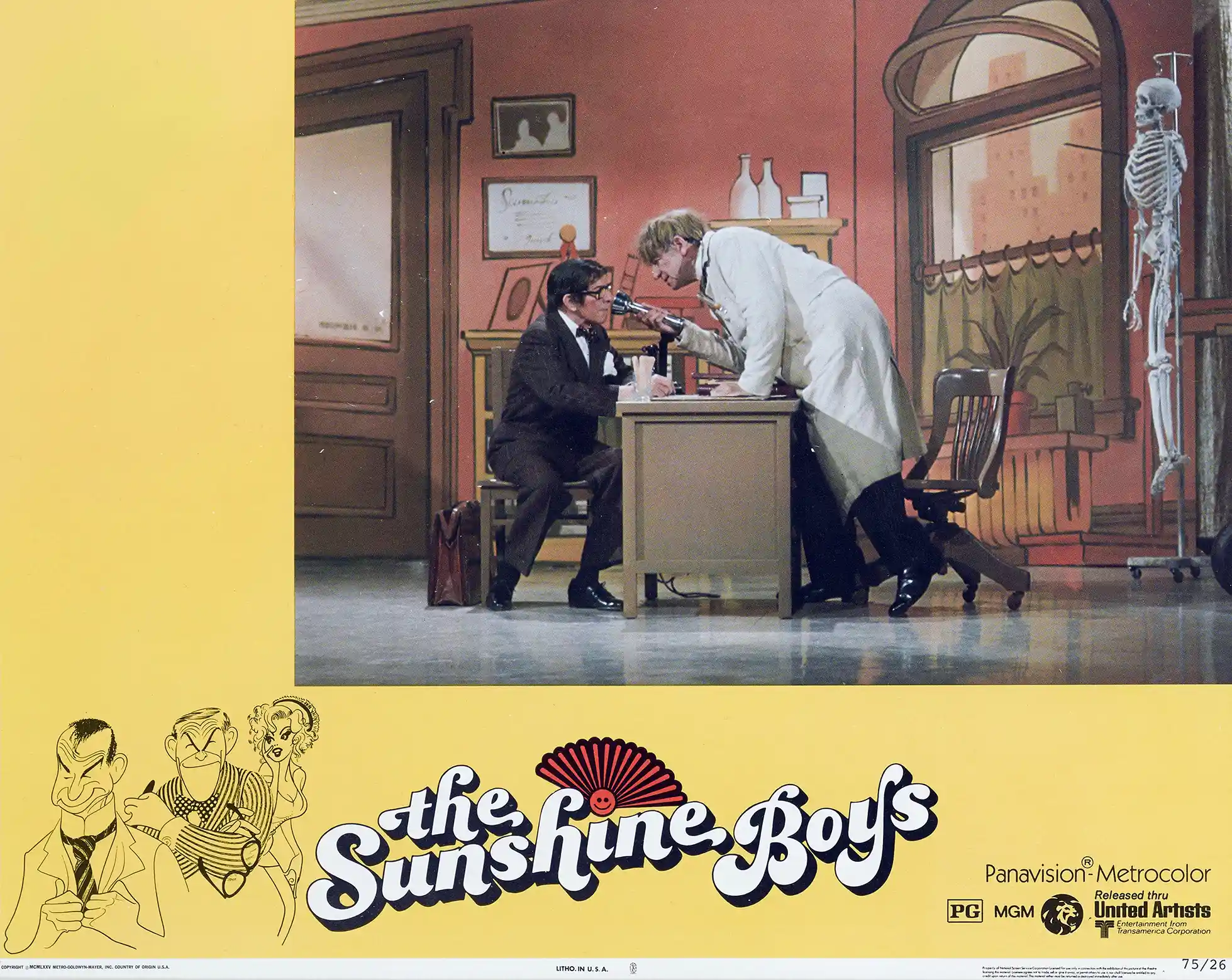 The Sunshine Boys | Movie Poster | Vintage Lobby Card Scene Art