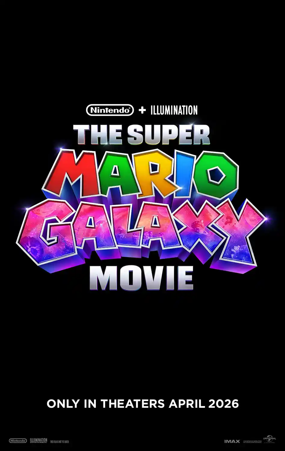 The Super Mario Galaxy Movie | Movie Poster | 2026 Logo Wall Art
