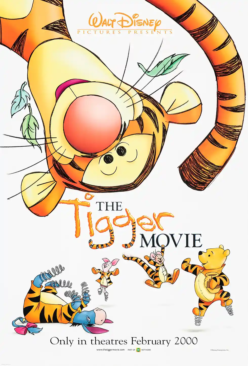 The Tigger Movie | Disney Movie Poster | Tigger's Iconic Bounce Art Print