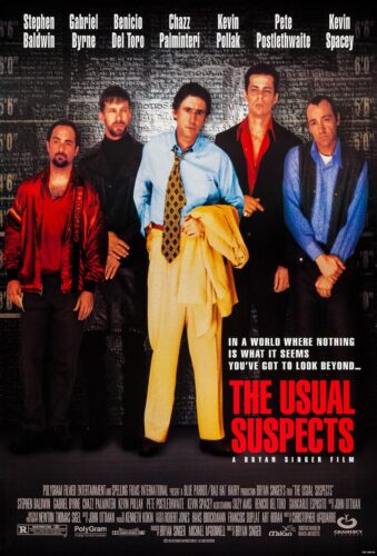 The Usual Suspects Movie Lineup Film Noir Crime Movie Poster