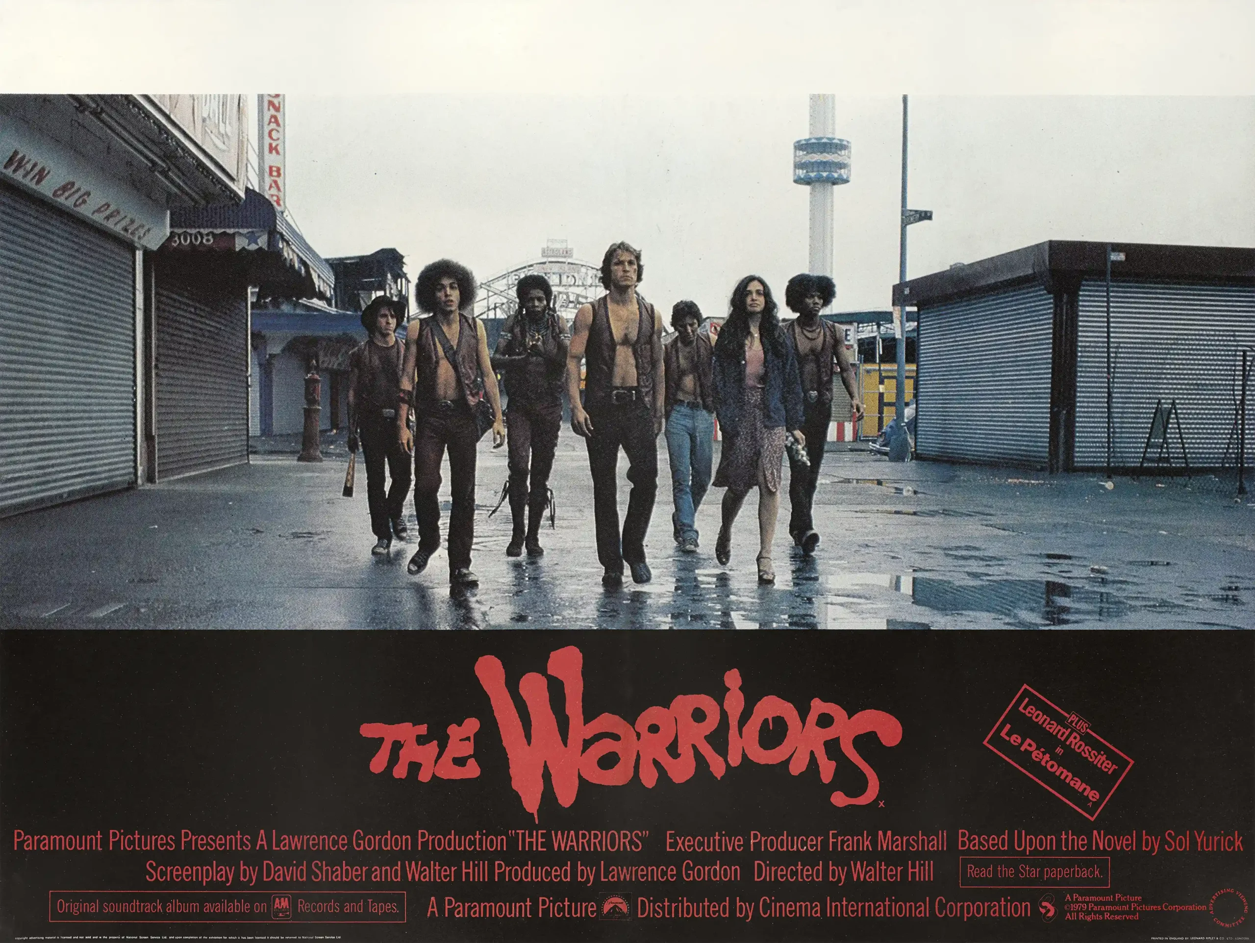 The Warriors (1979) | Movie Poster | Iconic Coney Island Gang Walk Art