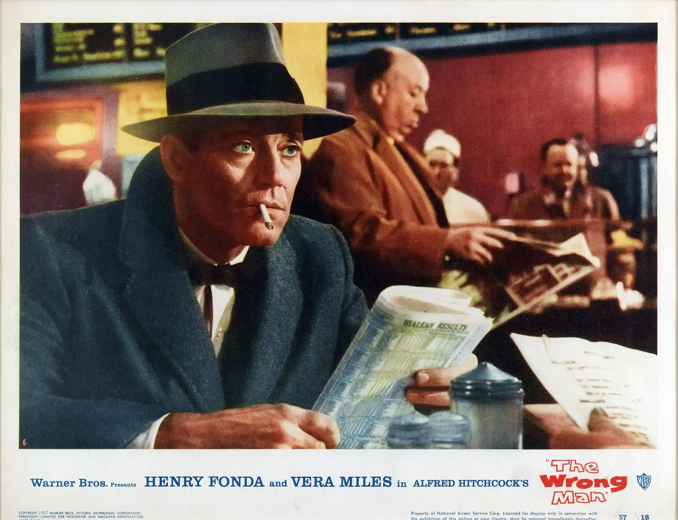 The Wrong Man | Movie Poster | Henry Fonda Hitchcock Lobby Card Print