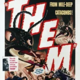 Them! 1954, Vintage Sci-Fi Horror Movie Poster