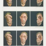 Francis Bacon Three Studies for Self-Portrait 1983 Modern Art Print