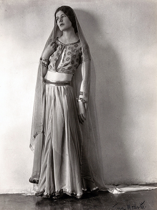 Tina Modotti | Art Photography Poster | Portrait in Theatrical Costume