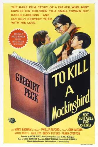 To Kill a Mockingbird 1962 Gregory Peck Film Vintage Movie Poster